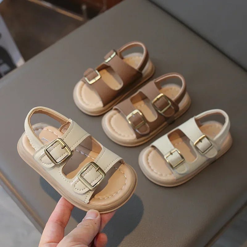 2024 Children Sandals for Girls and Boys Summer New Fashionable Korean Style Comfortable Soft Sole Casual Cute Baby Beach Shoes - JAC