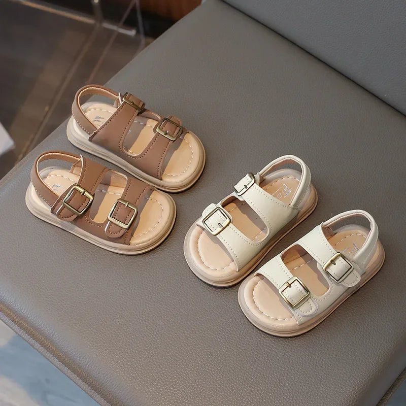 2024 Children Sandals for Girls and Boys Summer New Fashionable Korean Style Comfortable Soft Sole Casual Cute Baby Beach Shoes - JAC