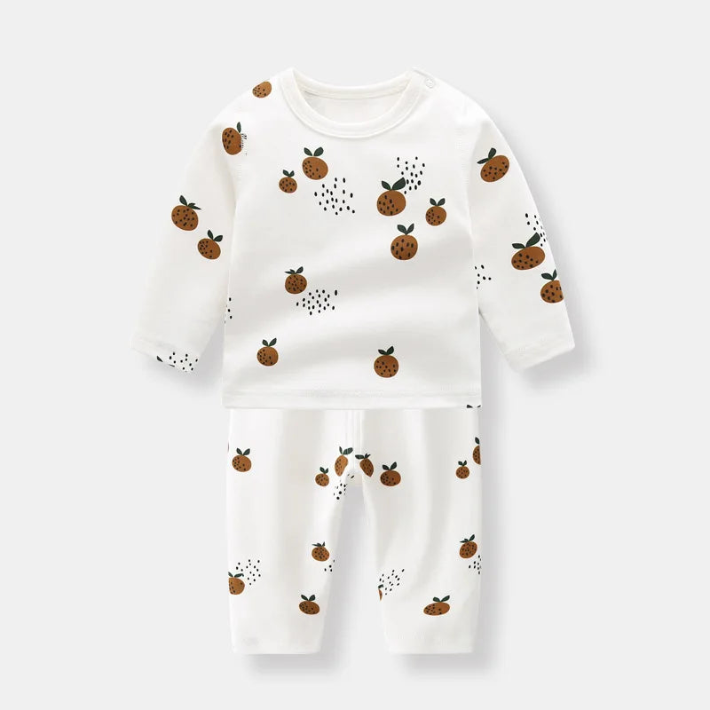 Baby Long Sleeve Cotton Top & Leggings Set | Newborn & Toddler Two Piece Set 