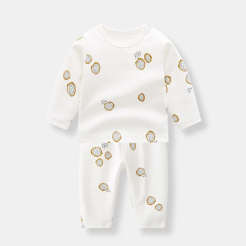 Baby Long Sleeve Cotton Top & Leggings Set | Newborn & Toddler Two Piece Set 