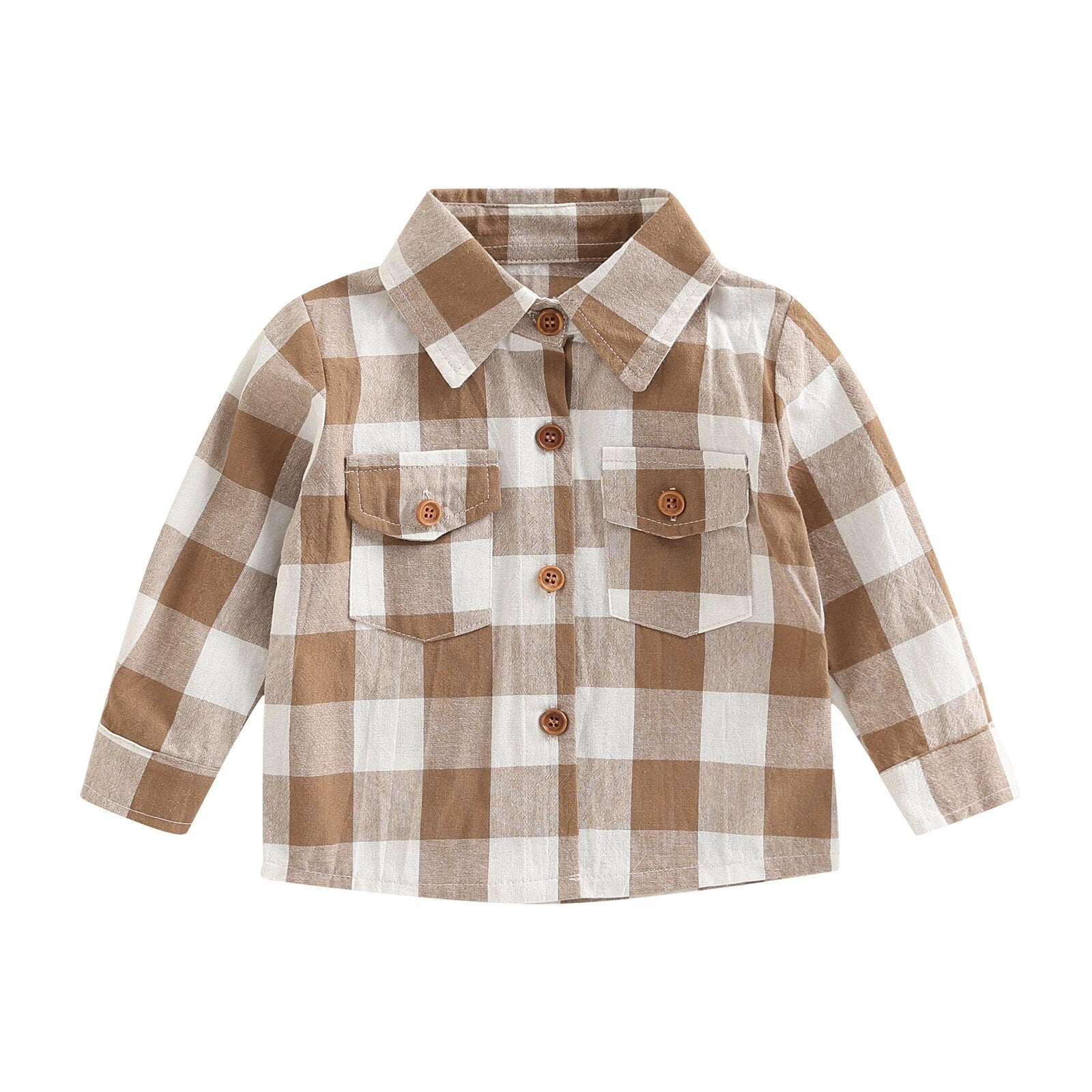 Checkered Youth Flannel Shacket - JAC