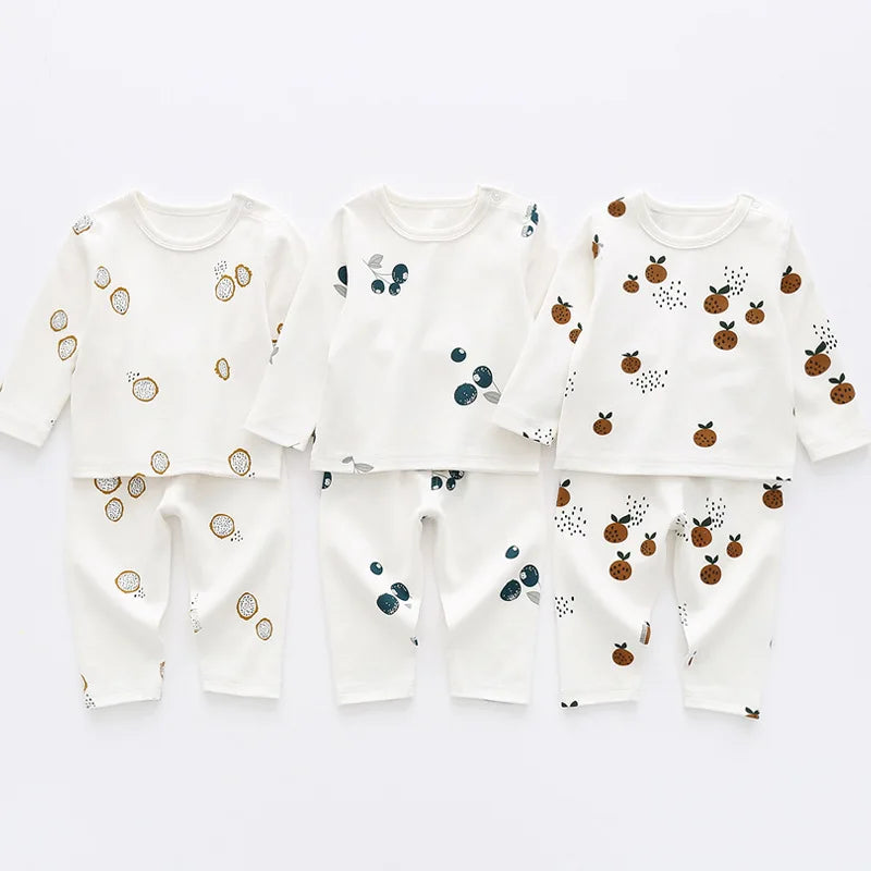 Baby Long Sleeve Cotton Top & Leggings Set | Newborn & Toddler Two Piece Set 