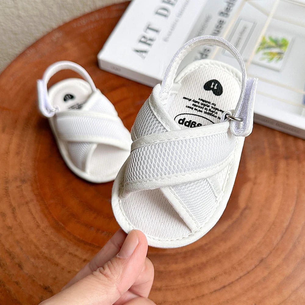 Baby Boys Girls Sandals Premium Infant Summer Outdoor Shoes PU Lightweight Soft Anti - Slip Sole Toddler Prewalker - JAC