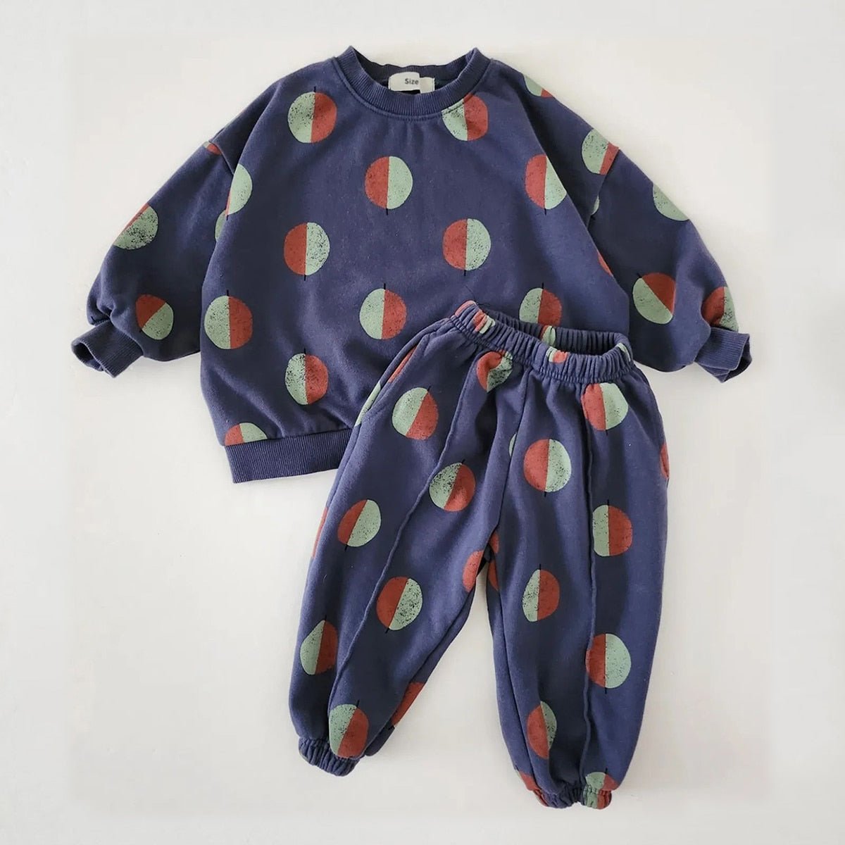 Balloon Printed Matching Tracksuit and Romper Set for Boys - JAC