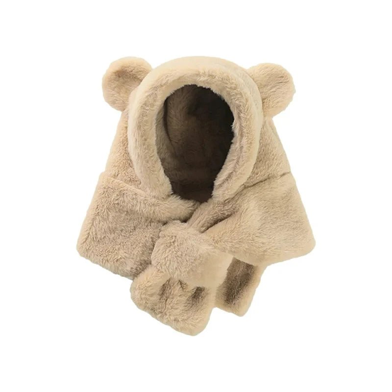 Bear Cub Cozy Hat Scarf Set for Babies - JAC