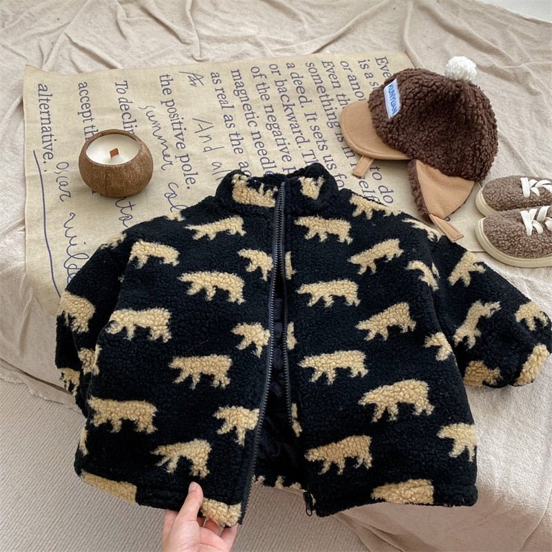 Bear Cub Zip Up Woolley Coat - JAC