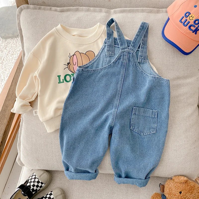 Blue Denim Kids Overalls - JAC