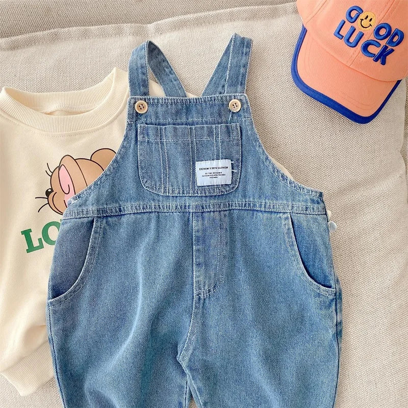 Blue Denim Kids Overalls - JAC