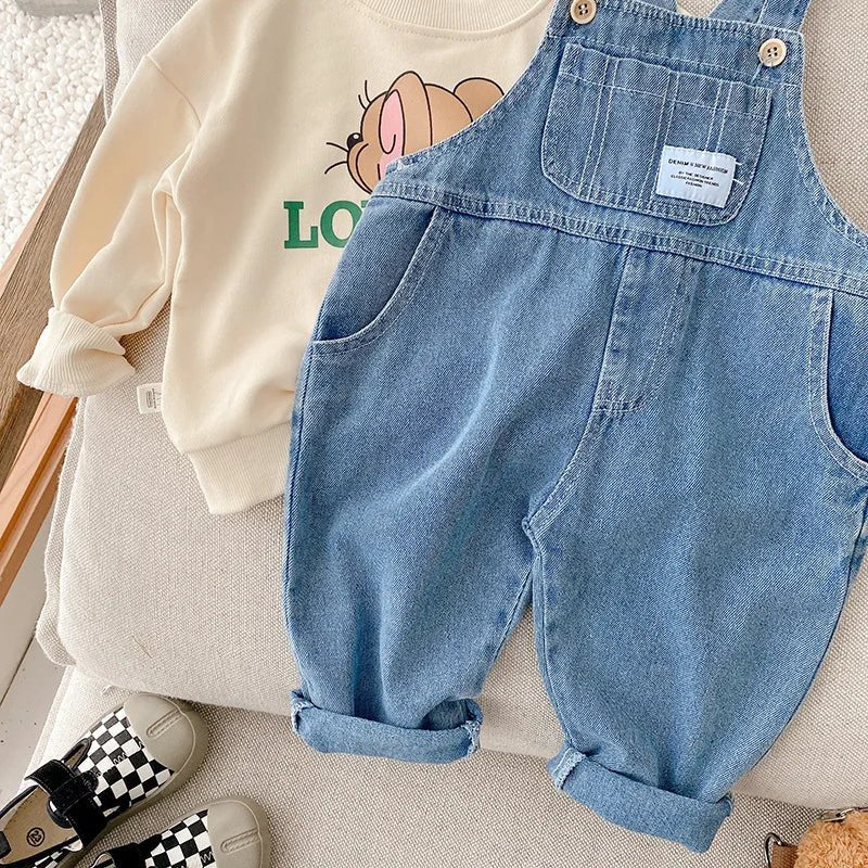 Blue Denim Kids Overalls - JAC