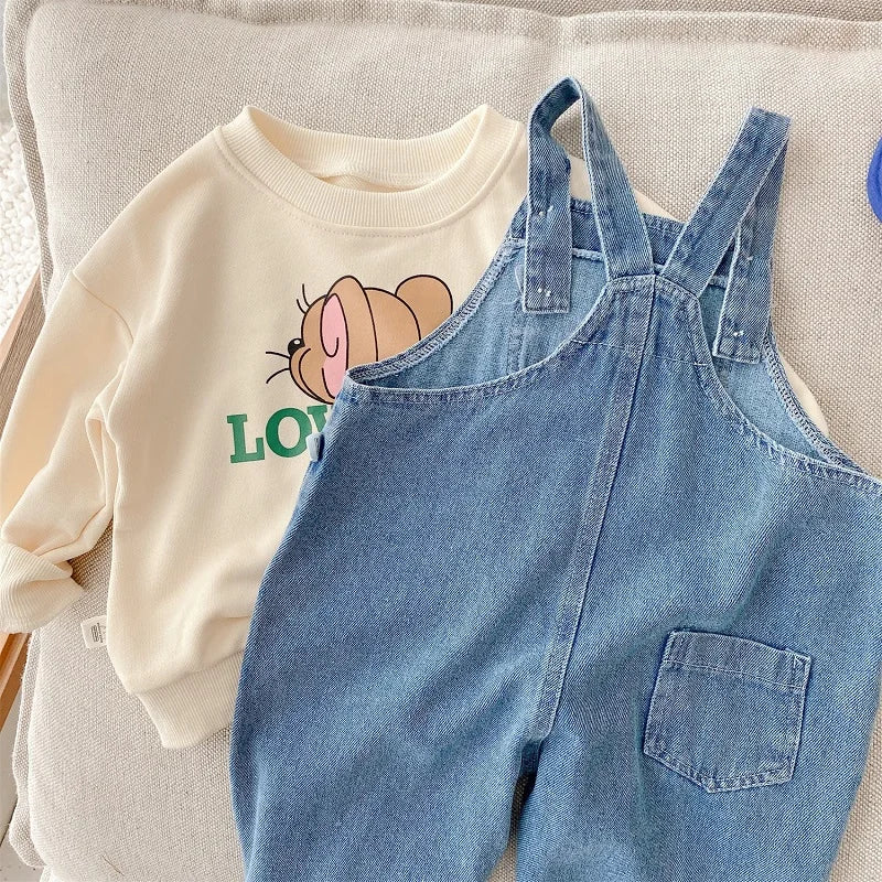 Blue Denim Kids Overalls - JAC