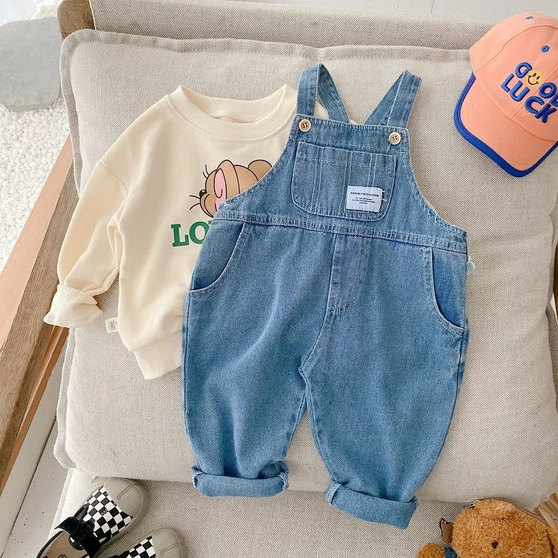 Blue Denim Kids Overalls - JAC