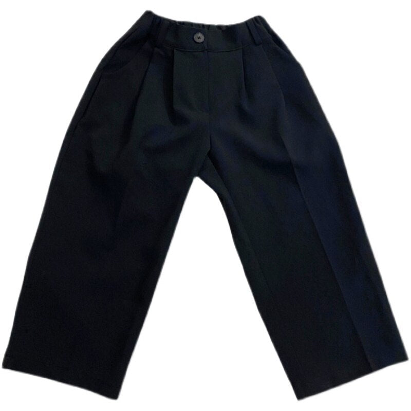 Boys' Classic Black Suit Pants - JAC