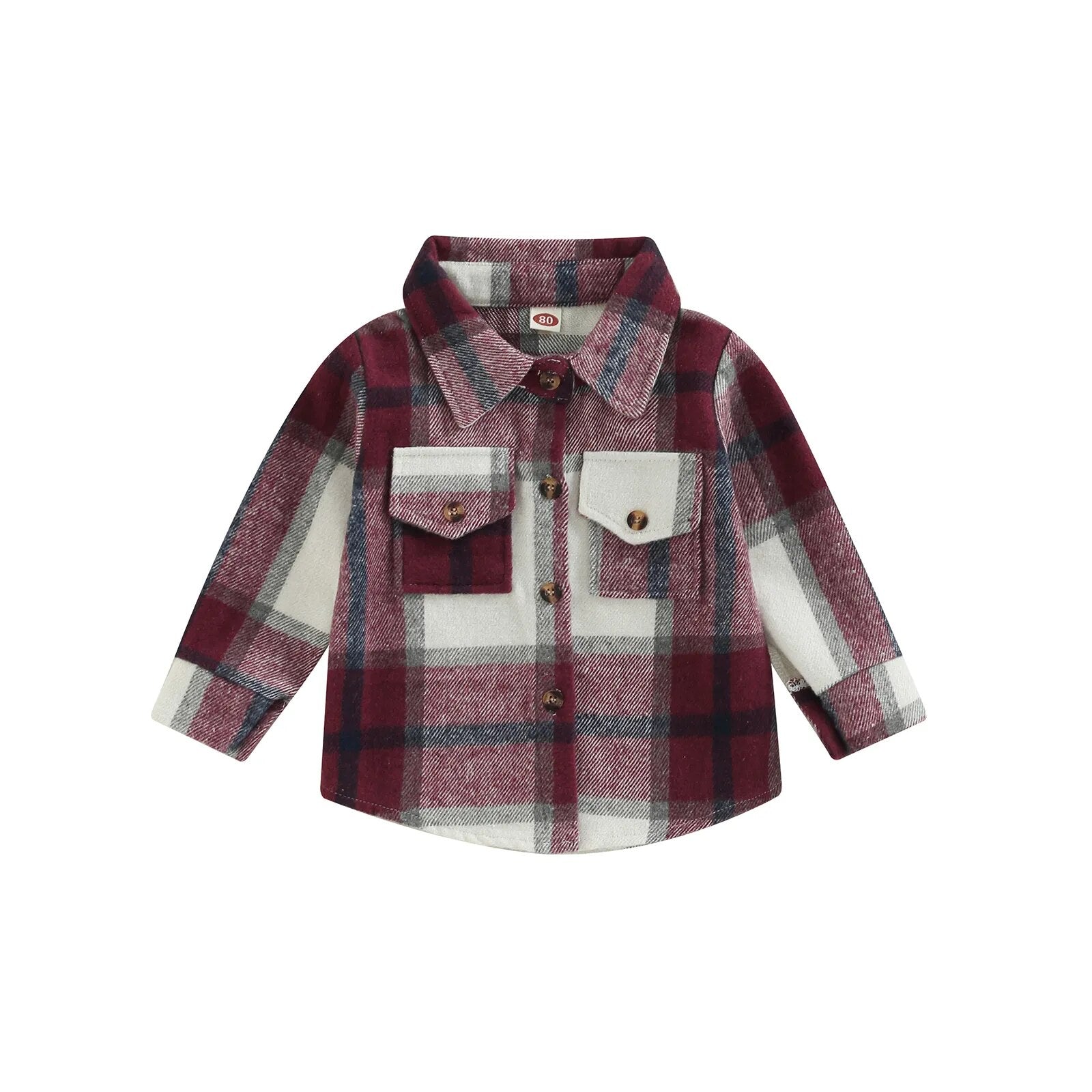 Checkered Youth Flannel Shacket - JAC