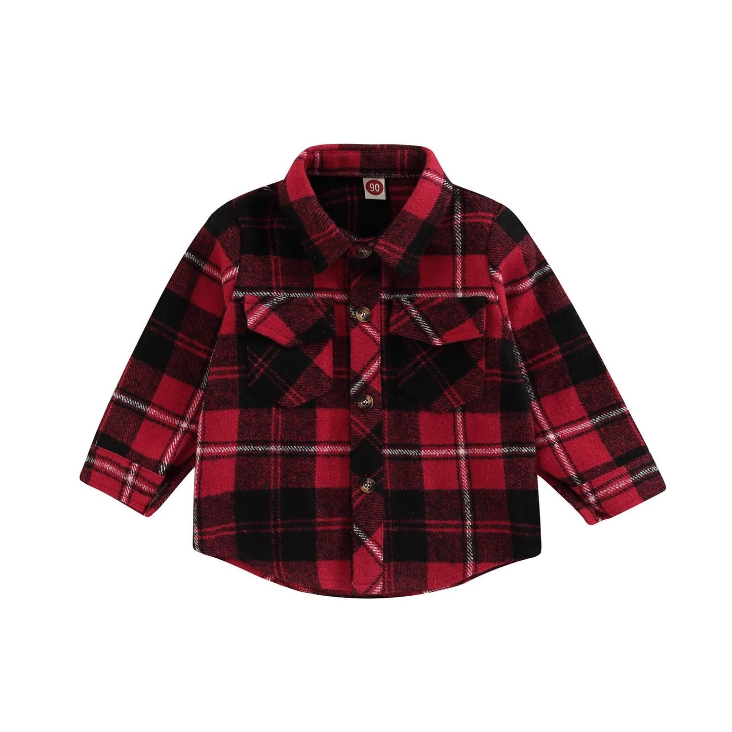 Checkered Youth Flannel Shacket - JAC