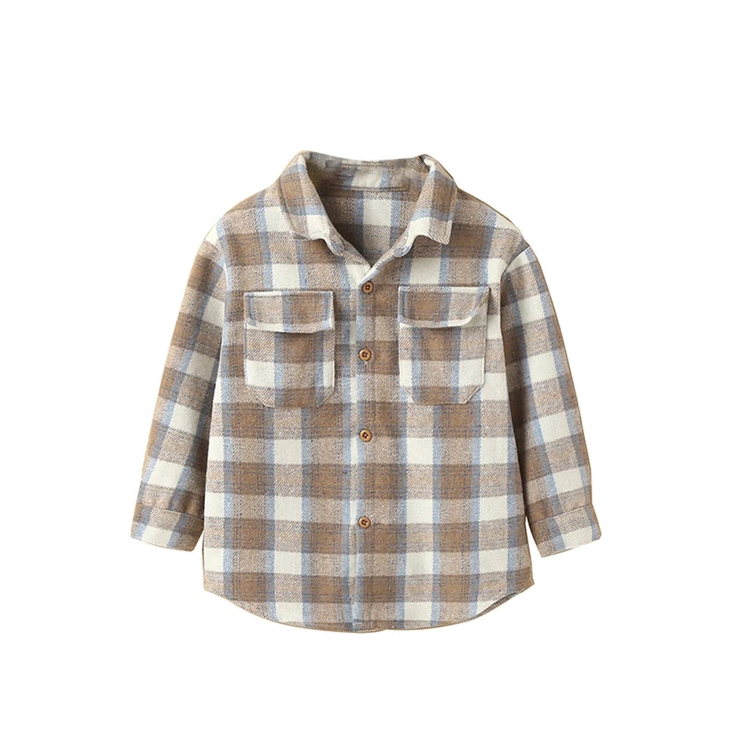 Checkered Youth Flannel Shacket - JAC