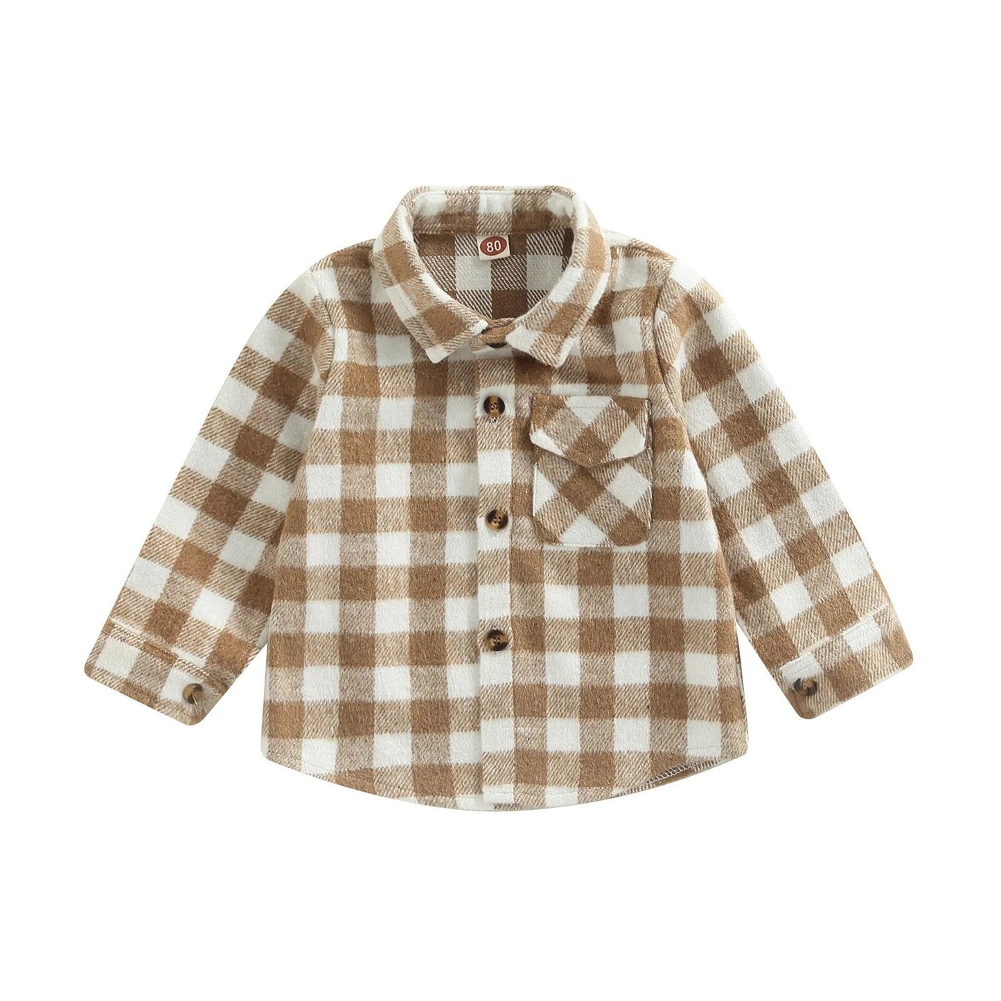 Checkered Youth Flannel Shacket - JAC