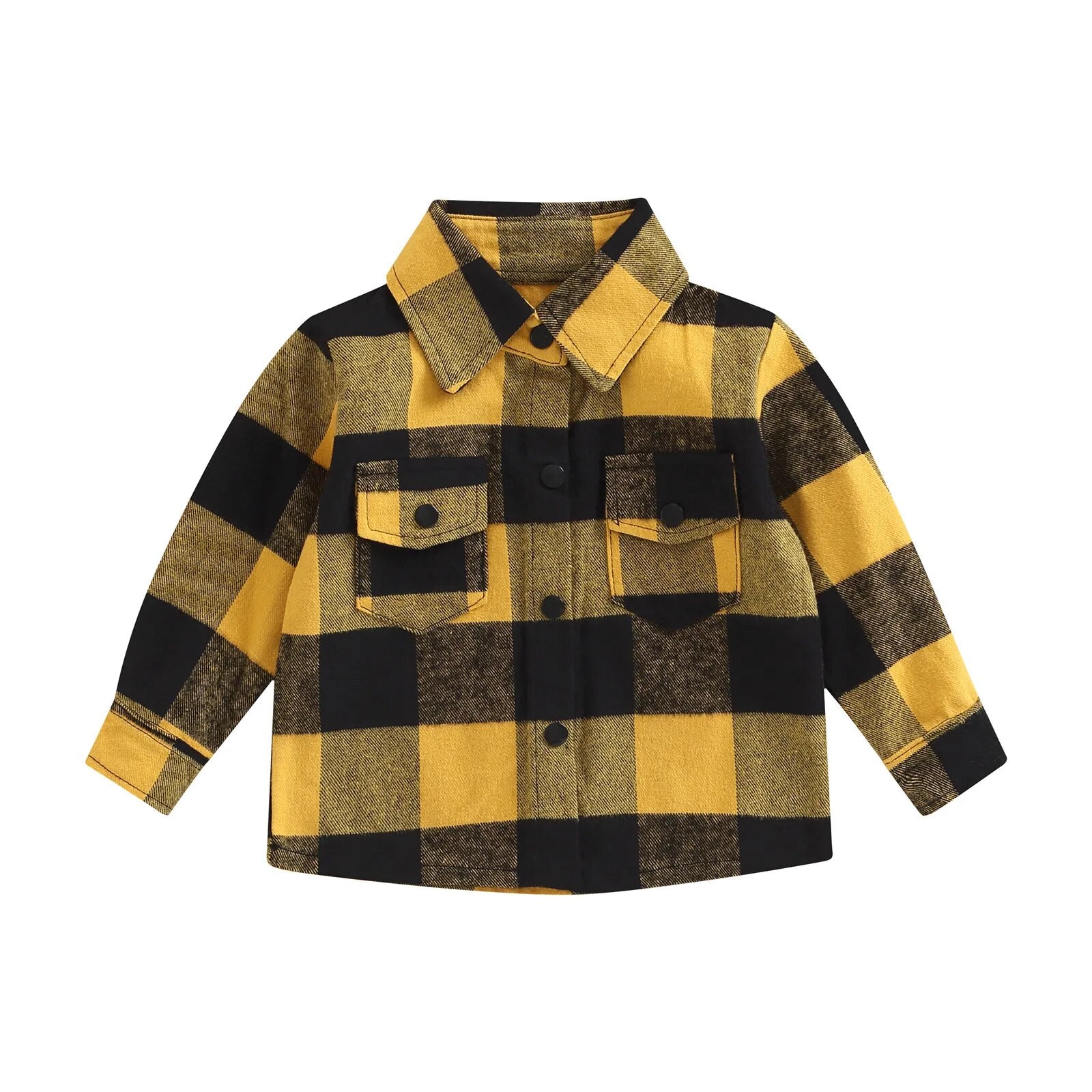 Checkered Youth Flannel Shacket - JAC