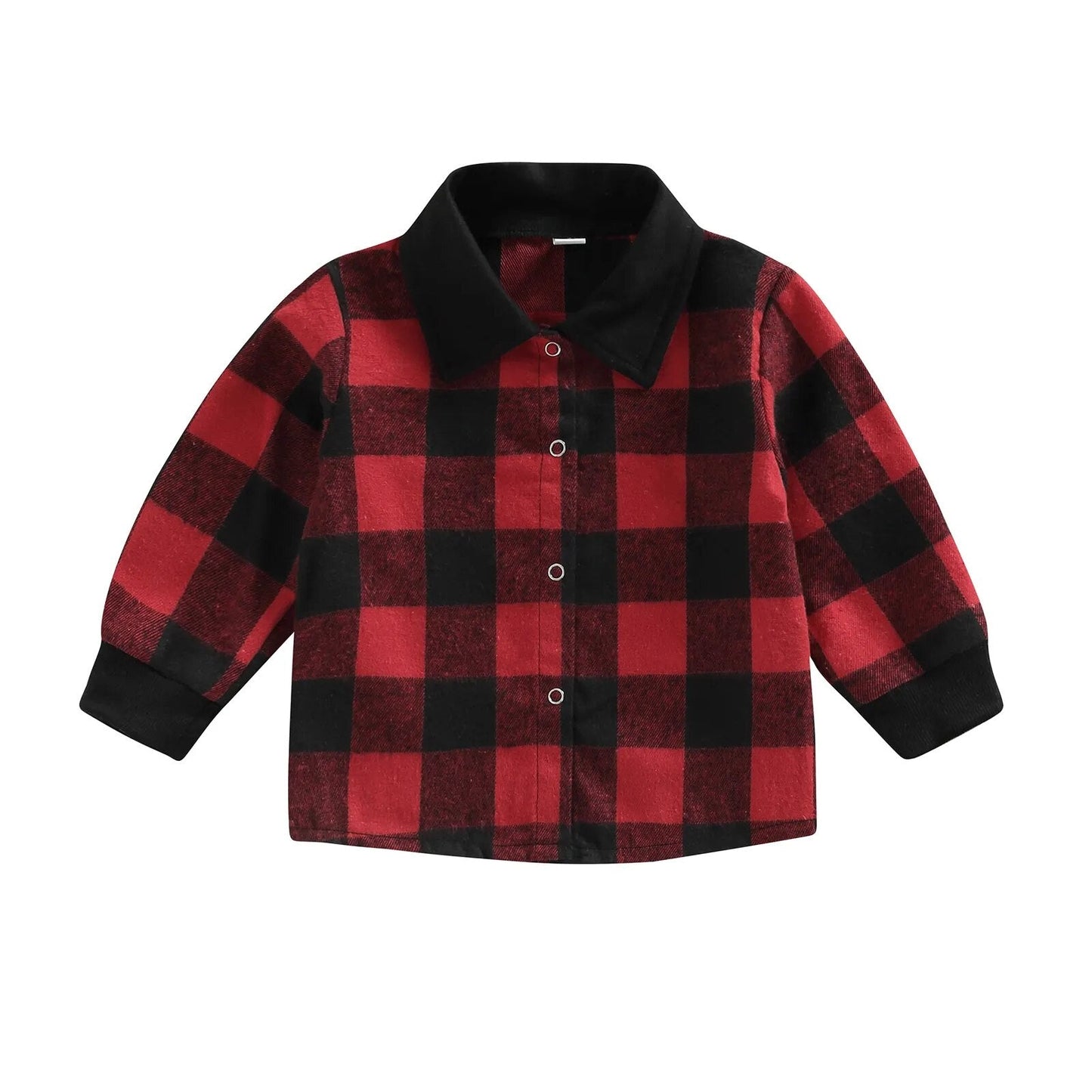 Checkered Youth Flannel Shacket - JAC