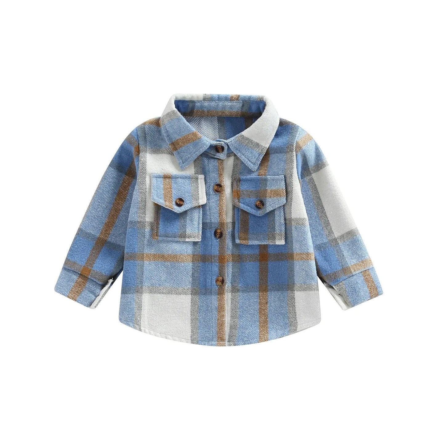 Checkered Youth Flannel Shacket - JAC