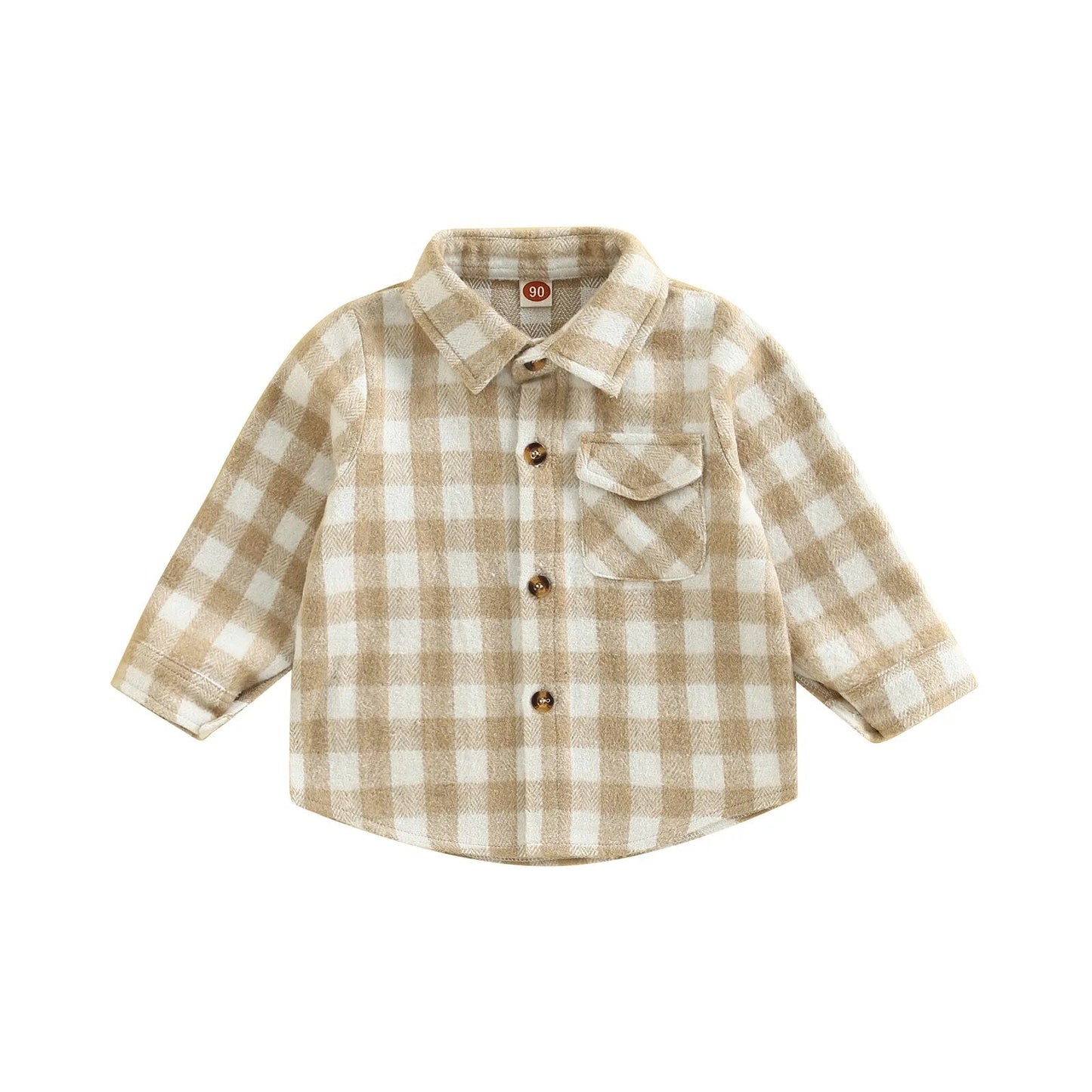 Checkered Youth Flannel Shacket - JAC