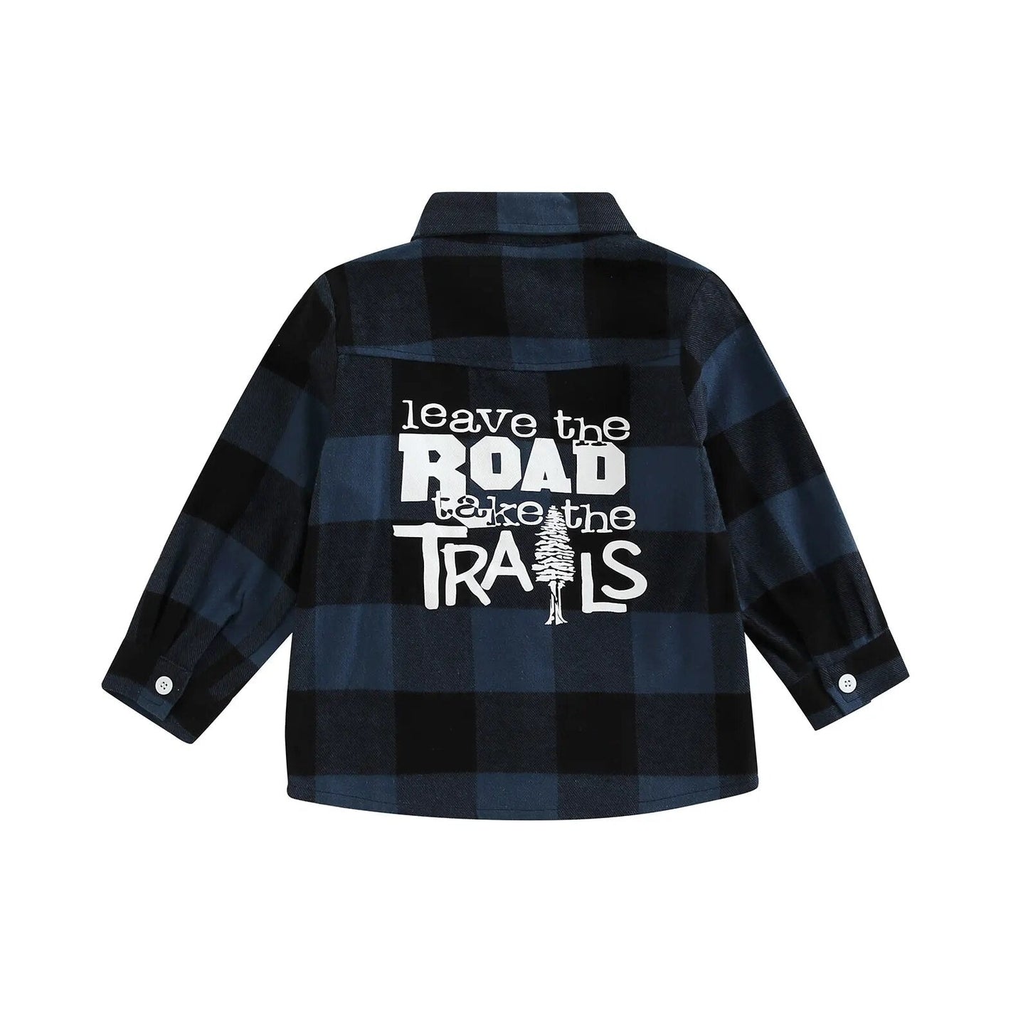 Checkered Youth Flannel Shacket - JAC