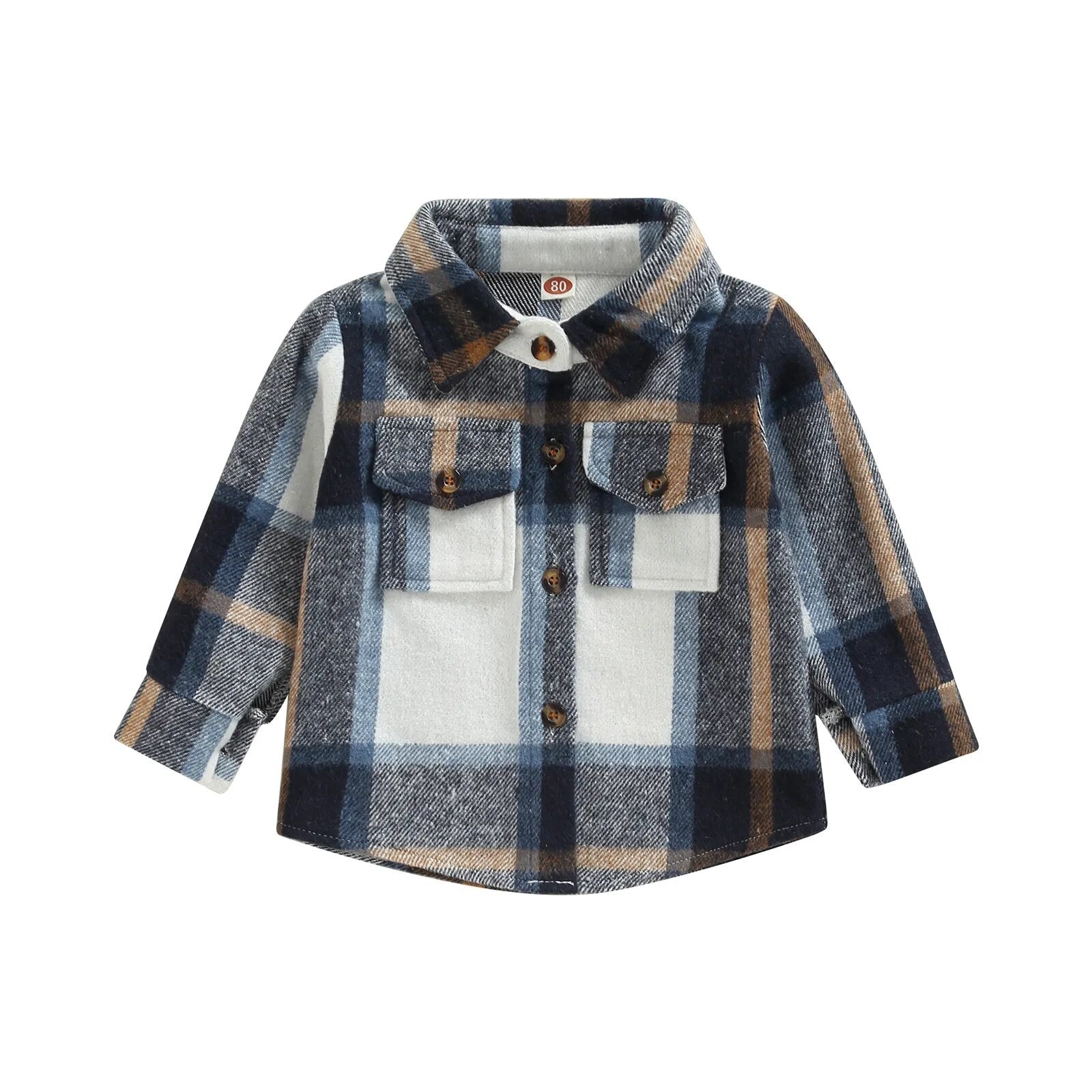 Checkered Youth Flannel Shacket - JAC