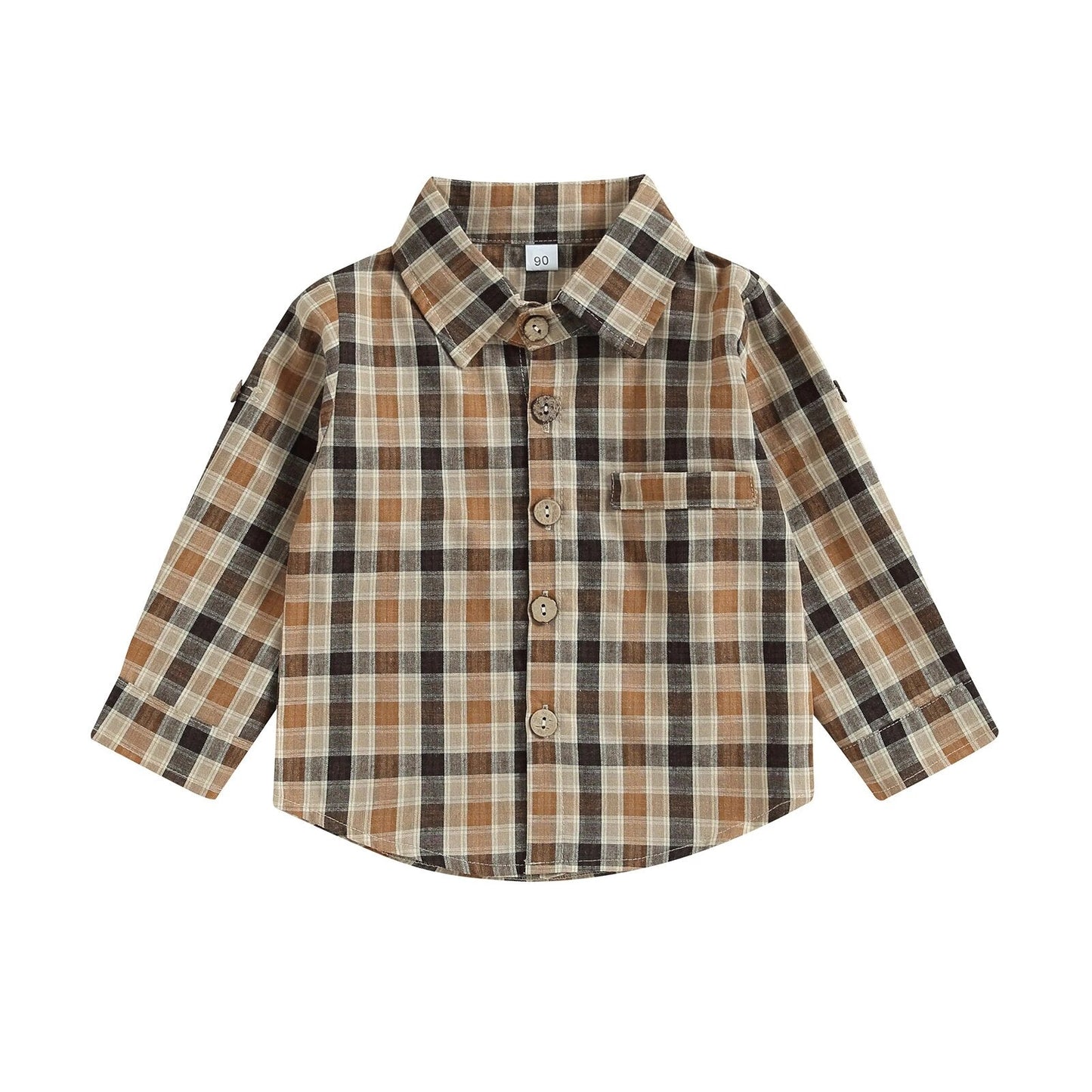 Checkered Youth Flannel Shacket - JAC