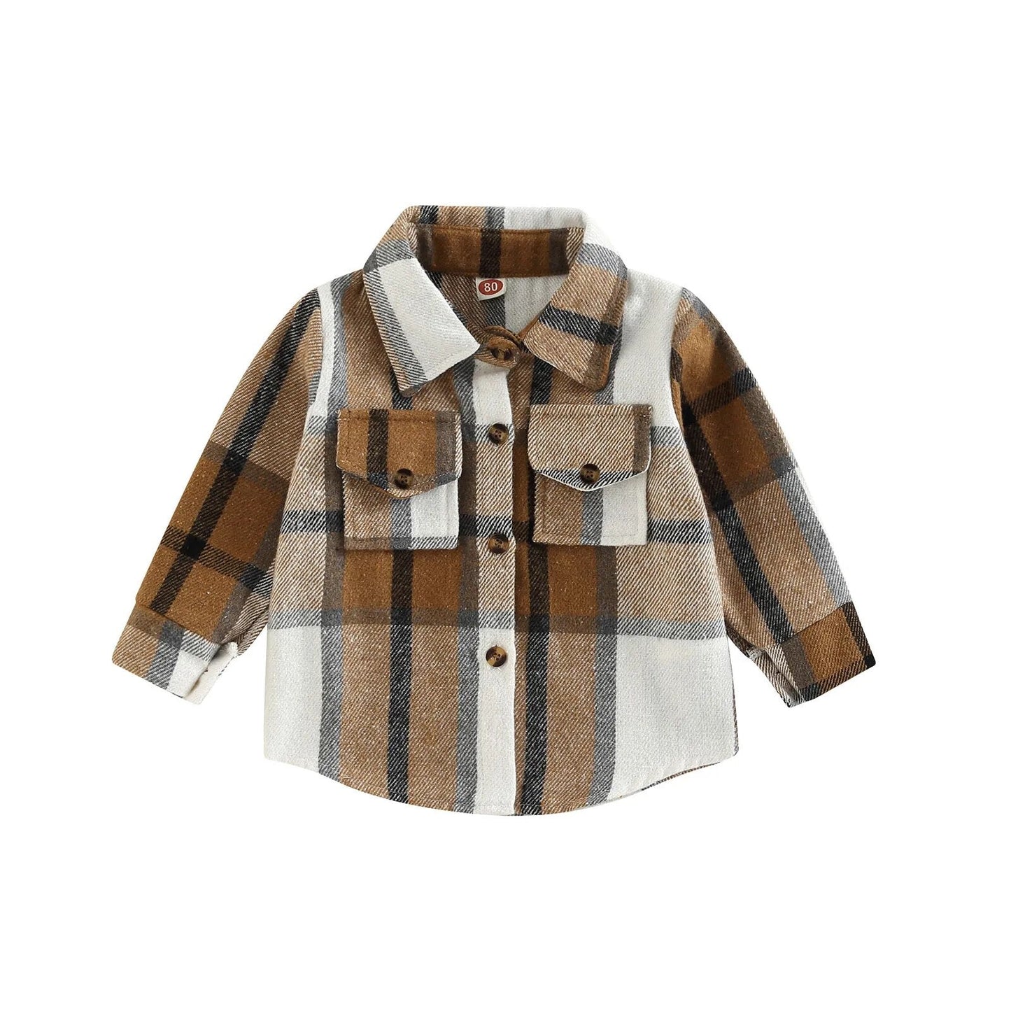 Checkered Youth Flannel Shacket - JAC