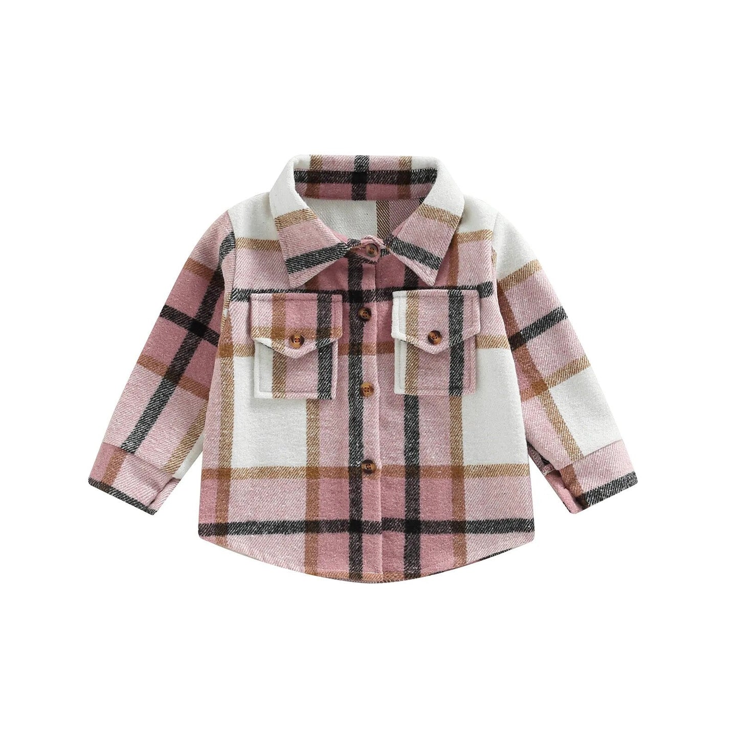 Checkered Youth Flannel Shacket - JAC