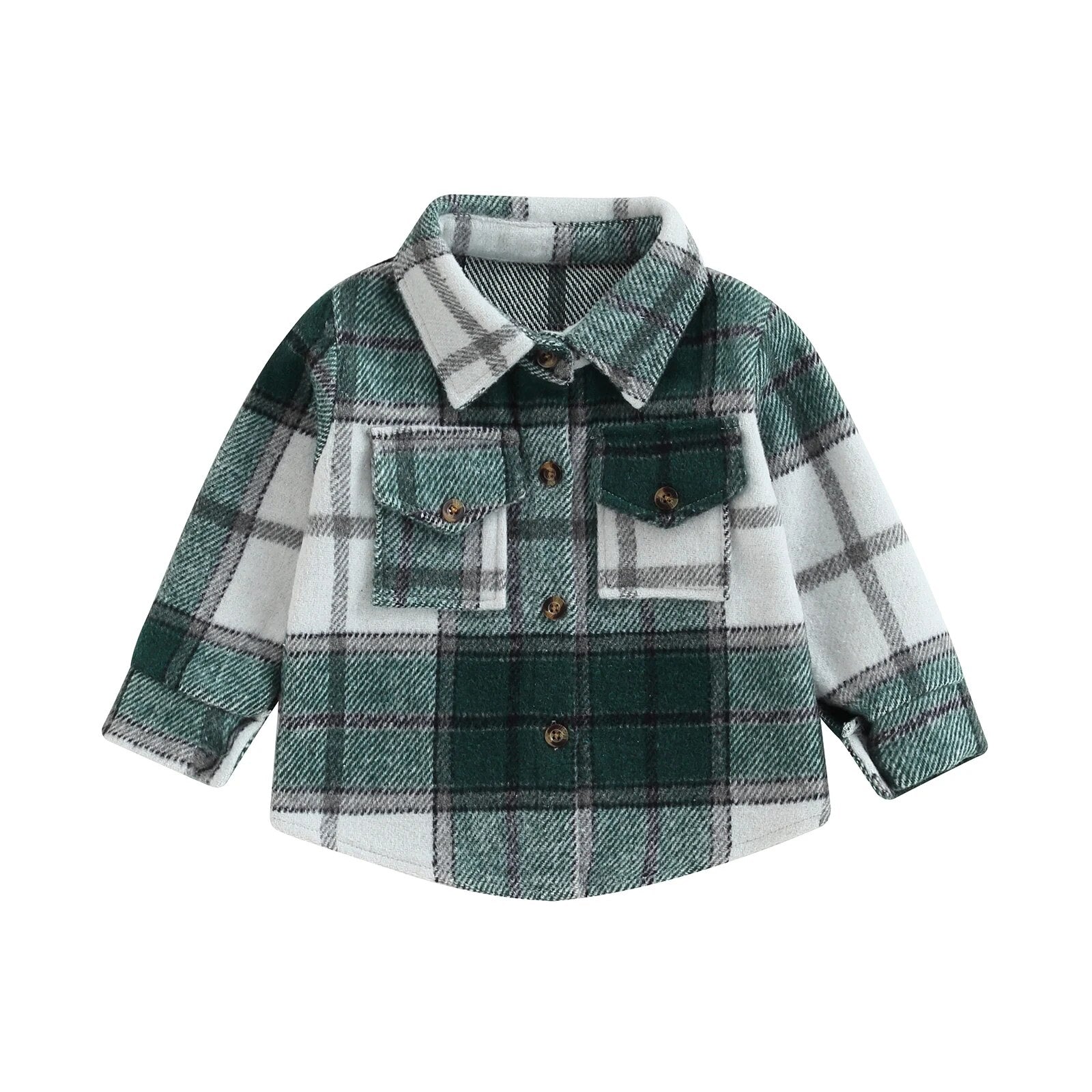 Checkered Youth Flannel Shacket - JAC