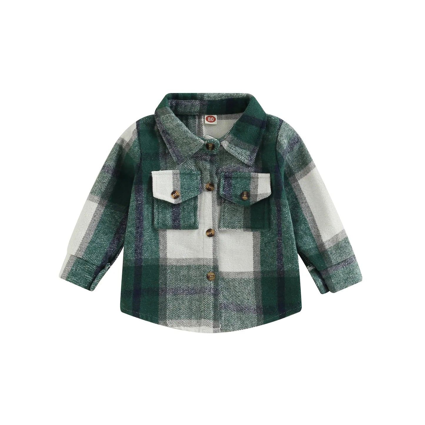 Checkered Youth Flannel Shacket - JAC