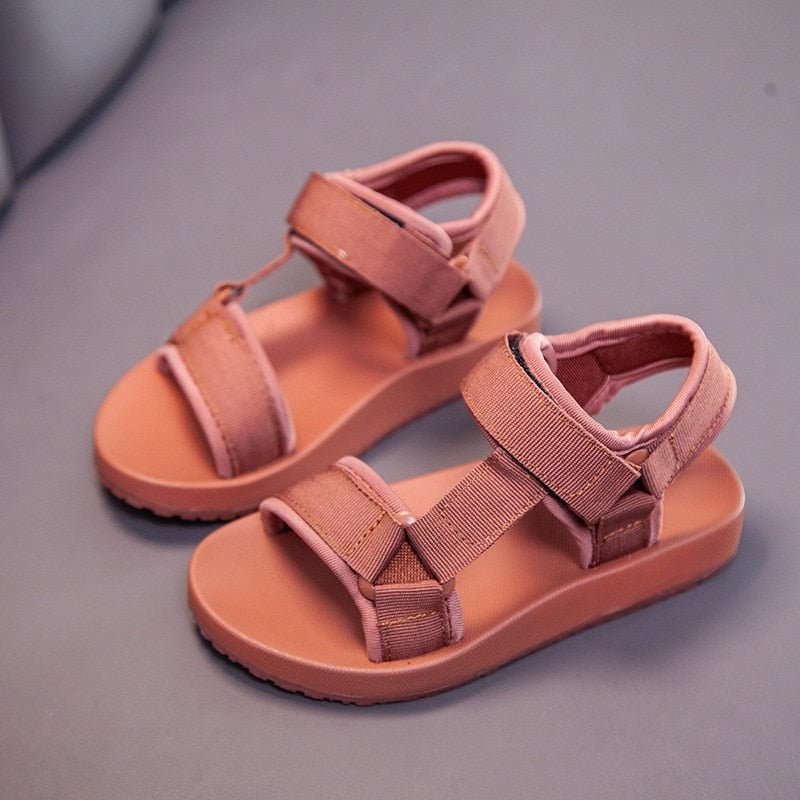 Chunky Heel Strap Sandals for Children - JAC