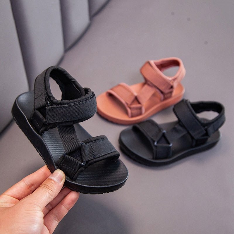 Chunky Heel Strap Sandals for Children - JAC