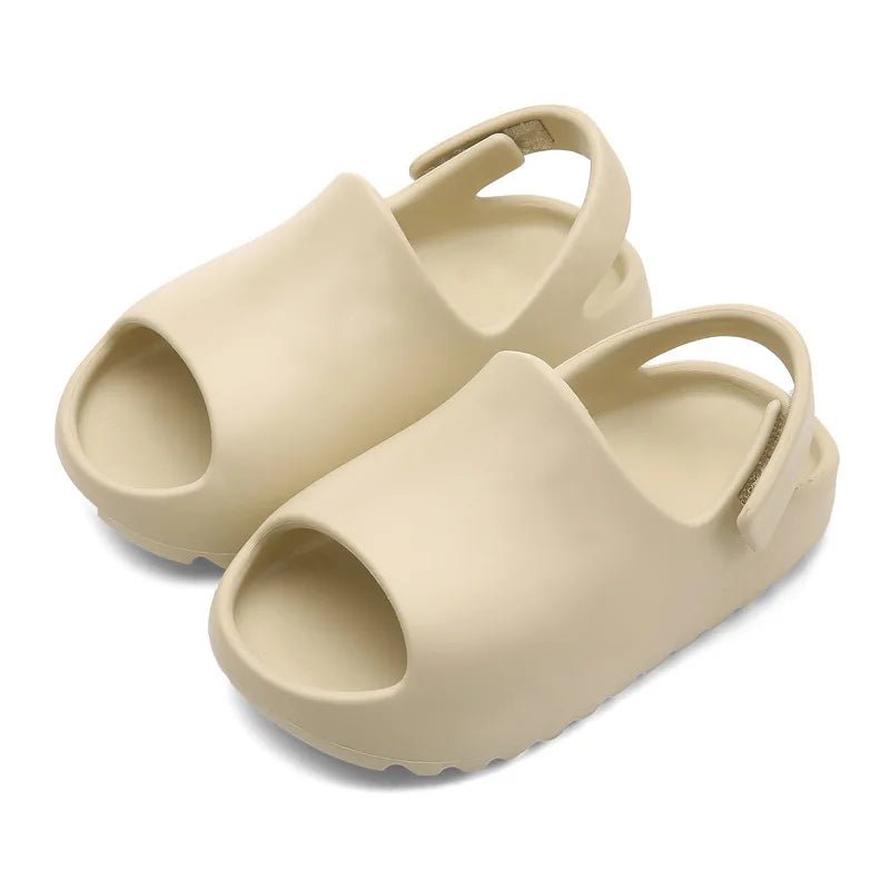 Comwarm Kids Fashion Sandals Summer Boys Slides Girls Thick Platform Non - slip Slippers Children's Home Bathroom Bath Baby Slides - JAC