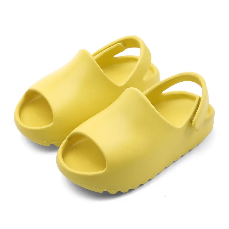 Comwarm Kids Fashion Sandals Summer Boys Slides Girls Thick Platform Non - slip Slippers Children's Home Bathroom Bath Baby Slides - JAC