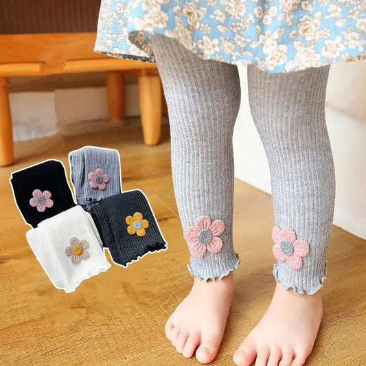 Cotton Embroidered Leggings for Girls - JAC