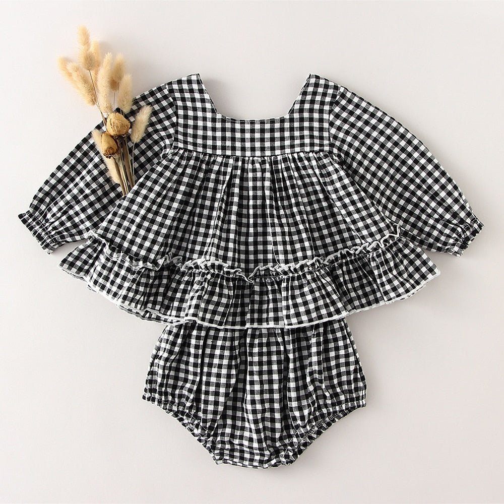 Cotton Frill Baby Girl Blouse and Shorts Set - JAC