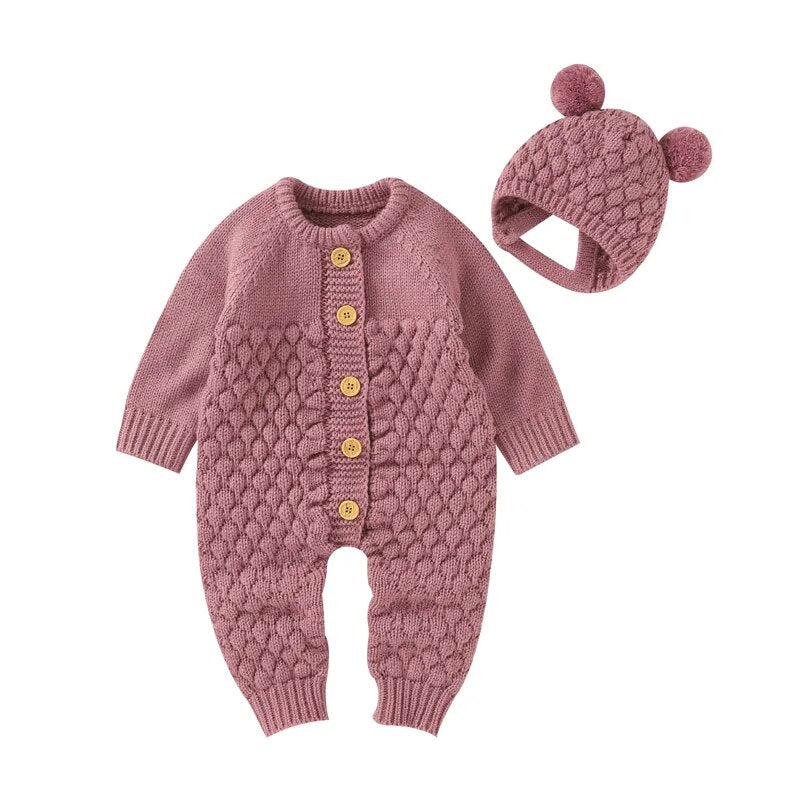 Cozy Cable Knit Baby Winter Ensemble - JAC