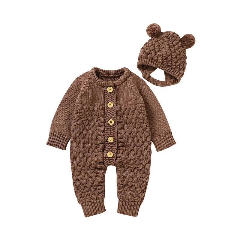 Cozy Cable Knit Baby Winter Ensemble - JAC