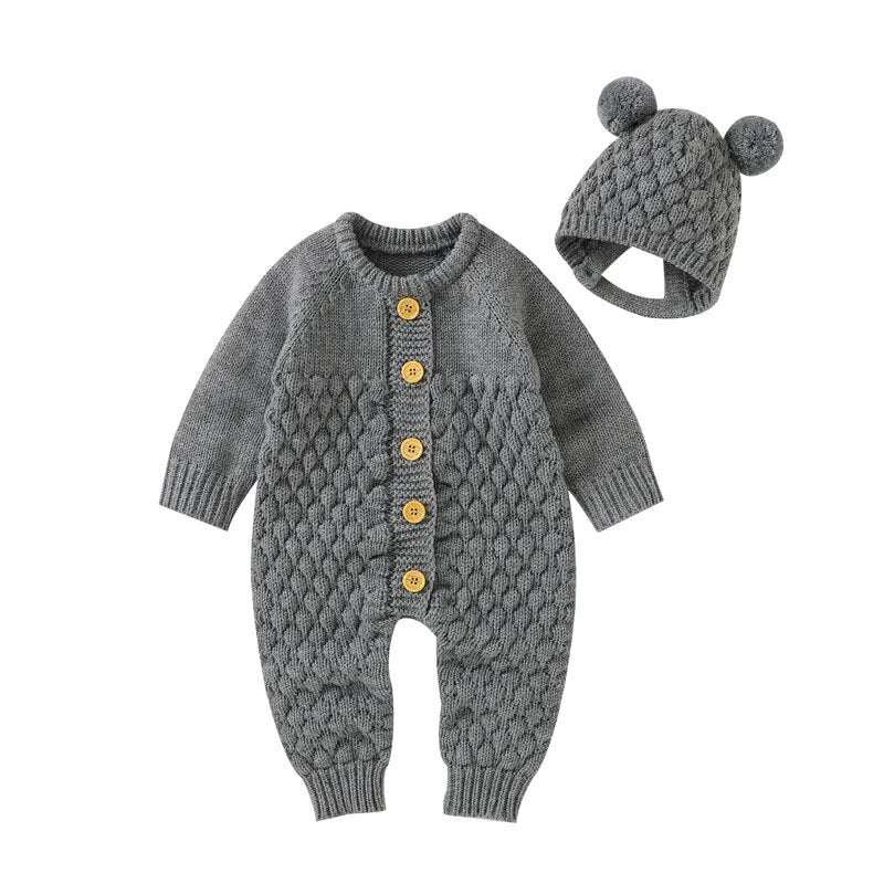 Cozy Cable Knit Baby Winter Ensemble - JAC