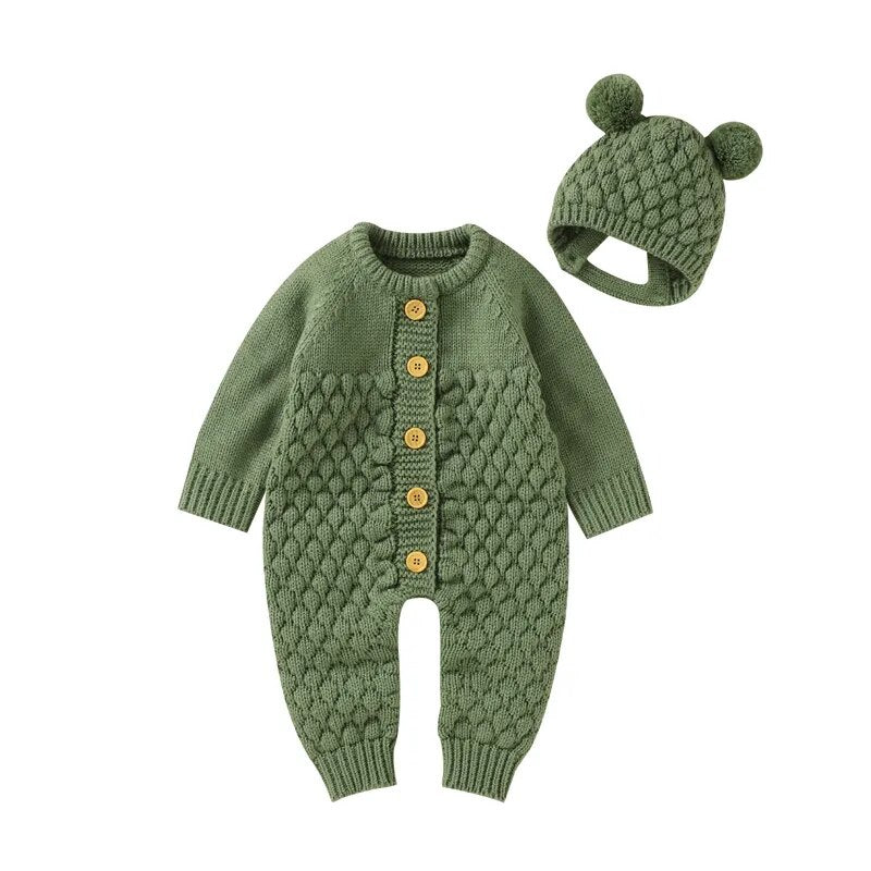 Cozy Cable Knit Baby Winter Ensemble - JAC