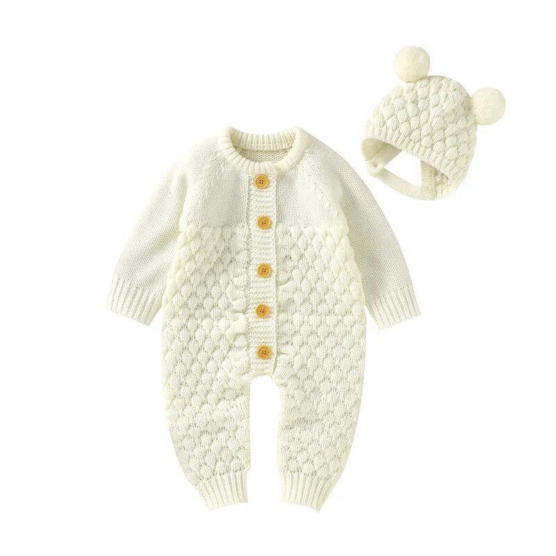 Cozy Cable Knit Baby Winter Ensemble - JAC