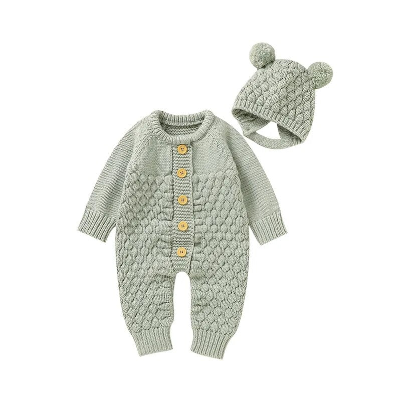 Cozy Cable Knit Baby Winter Ensemble - JAC