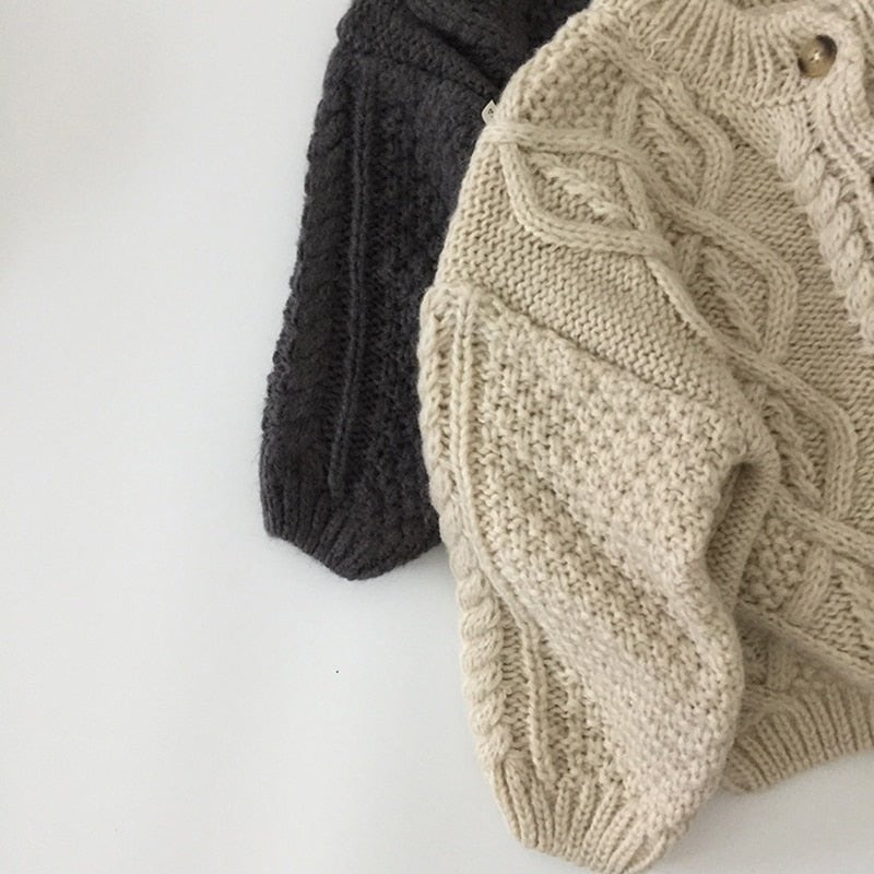 Cozy Cotton Cable Knit Sweater - JAC