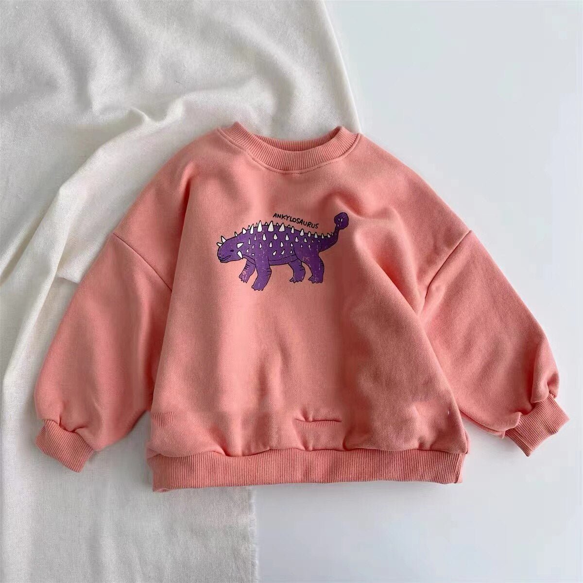 Cozy Cotton Dino Print Sweater - JAC