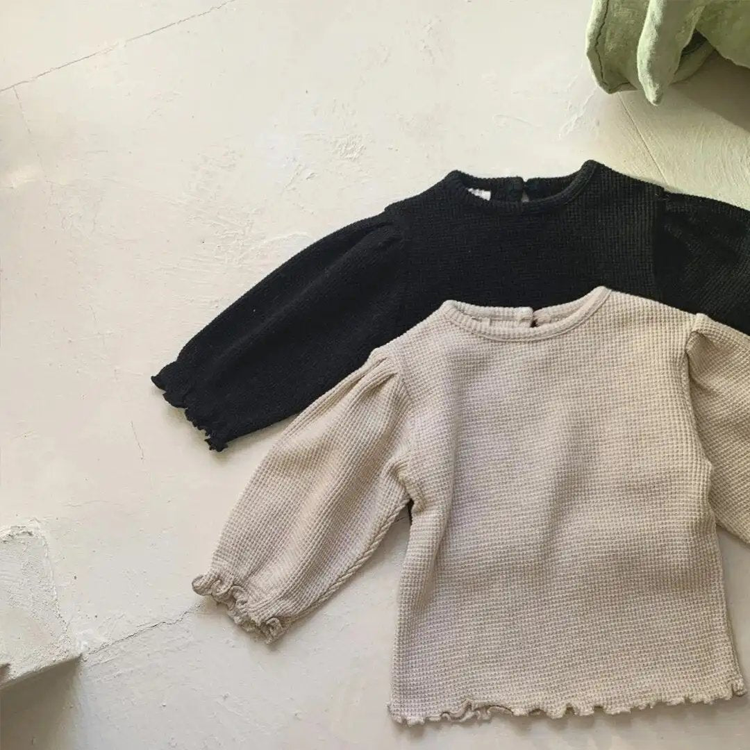 Cozy Cotton Knit Outfit for Little Girls - JAC