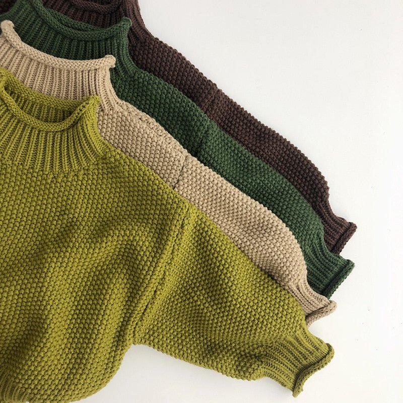 Cozy Cotton Turtleneck Sweater - JAC