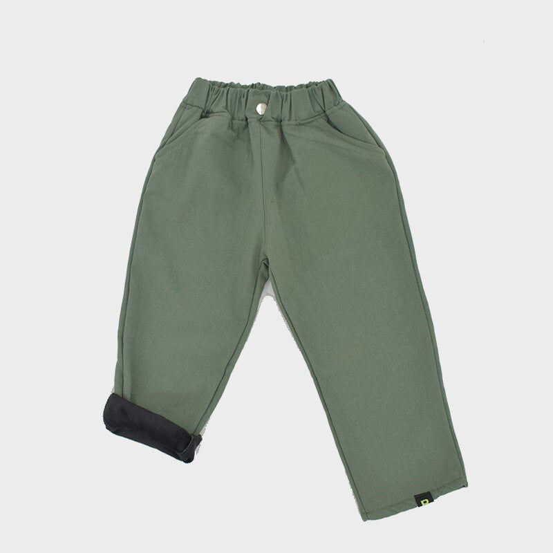 Cozy Kids' Cargo Pants with Fleece Lining - JAC