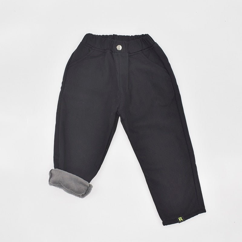 Cozy Kids' Cargo Pants with Fleece Lining - JAC