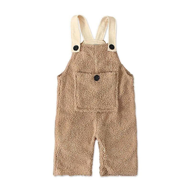 Cozy Kids' Fleece Jumpsuit with Big Pockets - JAC